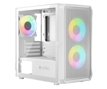 Obudowa LOGIC CONCEPT Logic Portos ARGB Mini USB 3.0 Biała AM-PORTOS-20-0000000-0002